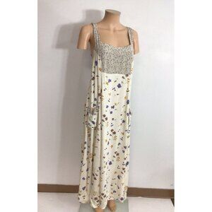 TT Mar Vintage Floral Dress Cottage Core Womens Medium